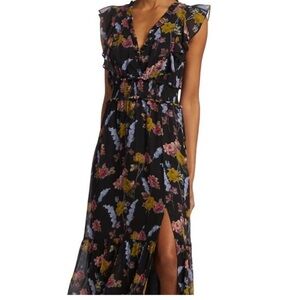 PAIGE Katharina Floral Dress in Size Large